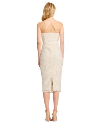 Women's Strapless Midi Dress