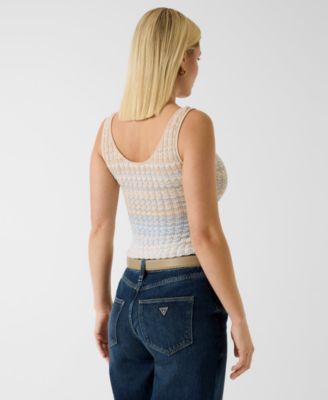 Women's  Rosalyn Sleeveless Scoop Neck Tank Top Sweater