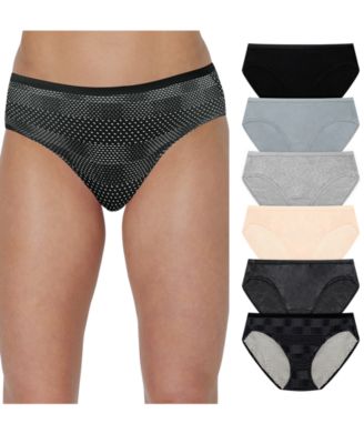 Women's 6-Pk. Ultimate Breathable Hipster Underwear 41H6CC