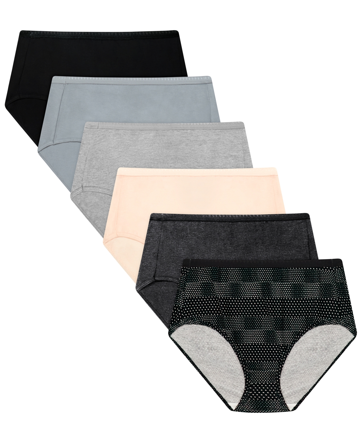 Hanes Women's 6-Pk. Ultimate Breathable Brief Underwear 40H6CC