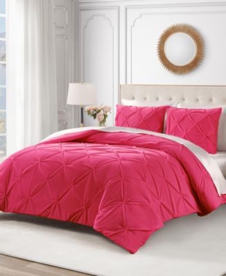 Juicy Couture Kiss Pleat Plush 3-Pc. Comforter Set, King