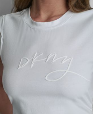 Women's Script Logo Side-Ruched Tank Top