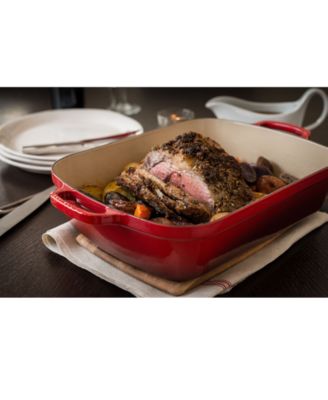Enameled Cast Iron 5.25-Quart Rectangular Roaster