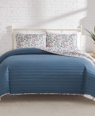 Vintage Charm Reversible 3-Pc. Quilt Sets, King