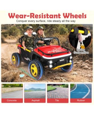 24V Ride on Toy for Kids 2 Seater Ride on Truck Car with Horn Music Story