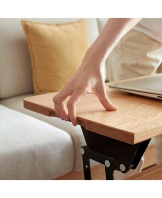Solid Wood Lift-Top Coffee Table with Hidden Storage & Rounded Corners