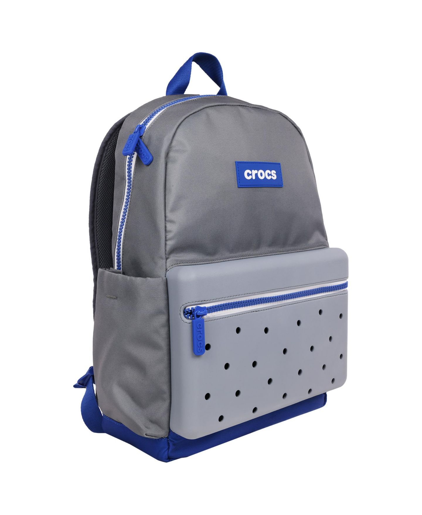 Рюкзак Crocs Molded Front Storage Pocket Lightweight, цвет: Серый / Разноцветный — фото 2
