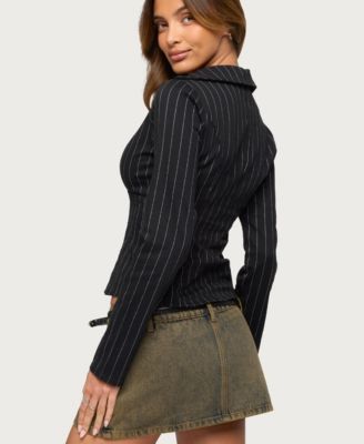 Women's Araceli Pinstripe Tailored Shirt