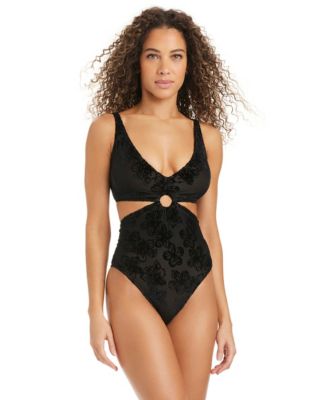 Women's Plunge Ring Over-The-Shoulder Monokini