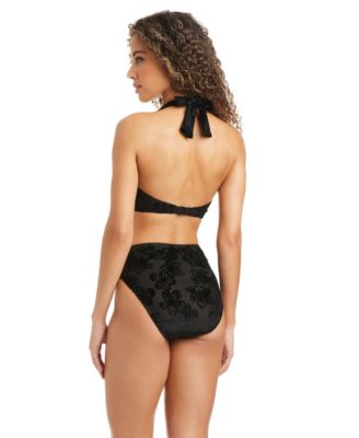 Women's Place In The Sun Banded Halter Bra