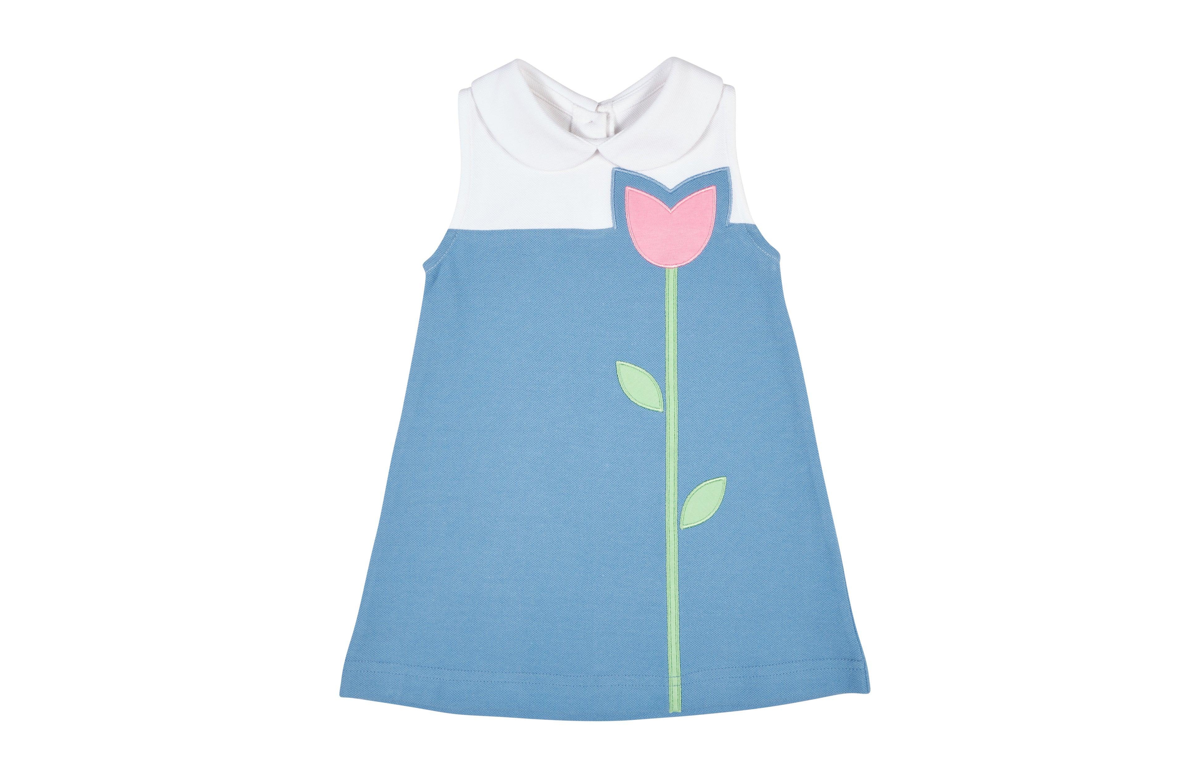 Florence Eiseman Little Girls 4-16 Pique Knit Tulip Dress