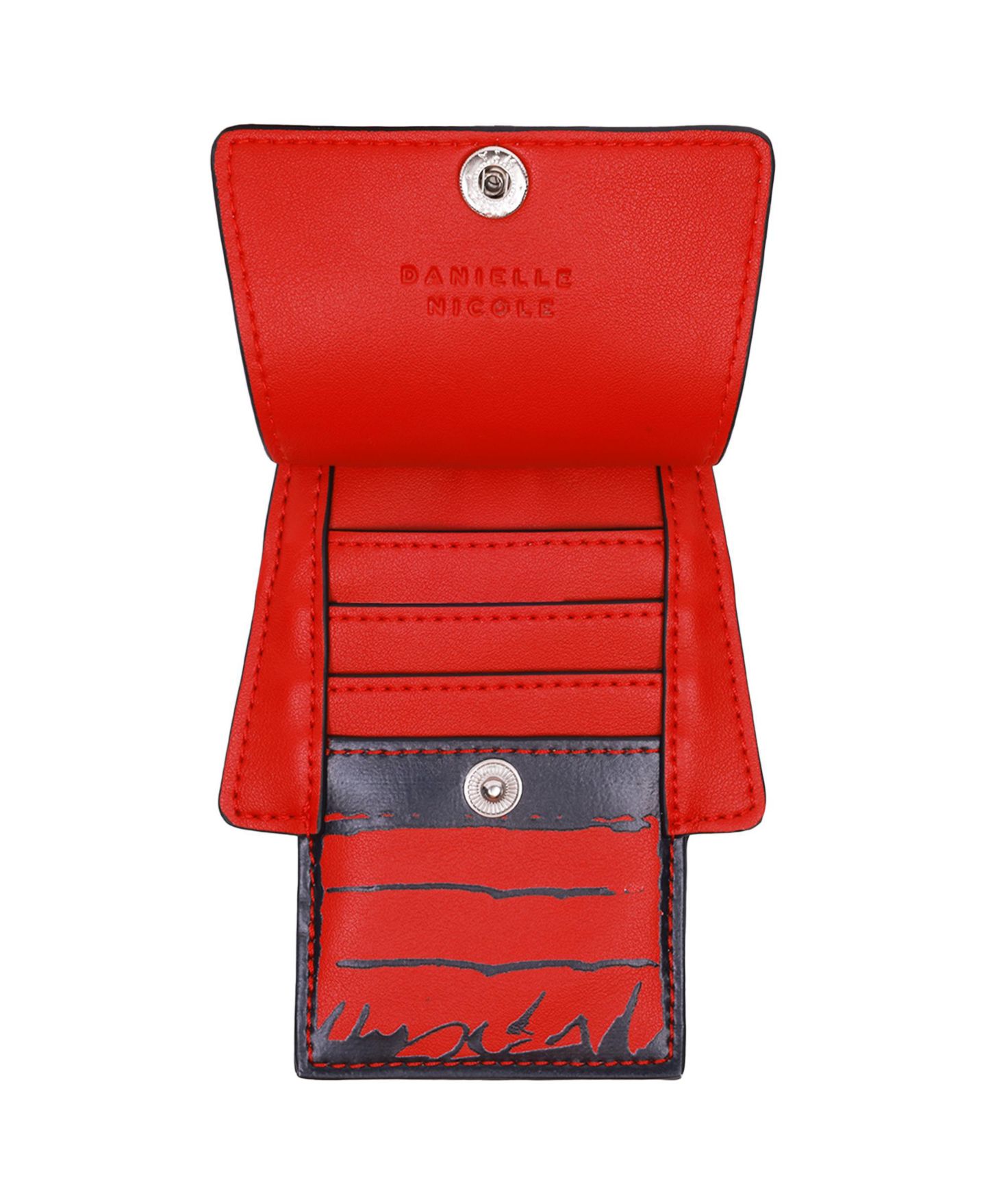 Женские сумки Danielle Nicole Peanuts Snoopy Minimal Black with Doghouse Cardholder, цвет: Чёрный — фото 9