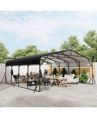 Carport 20 x 20 Shelter - All-Weather, Quick Assembly, Secure, Reinforced