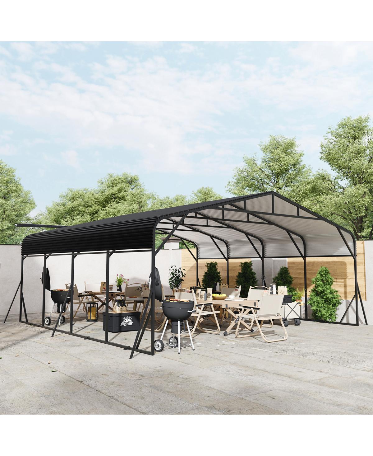 Streamdale Furniture Carport 20 x 20 Shelter - All-Weather, Quick Assembly, Secure, Reinforced