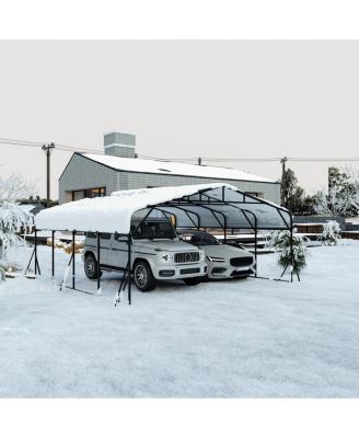 Carport 20 x 20 Shelter - All-Weather, Quick Assembly, Secure, Reinforced