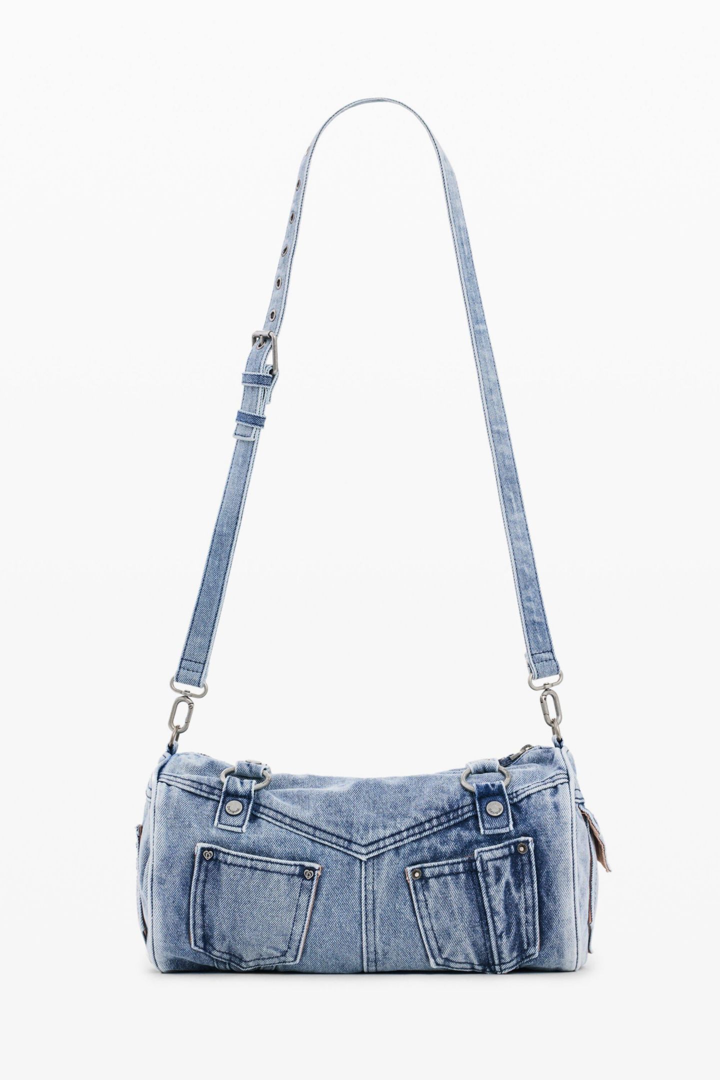 Женская сумка Desigual Denim pockets, цвет: Светлый синий — фото 3