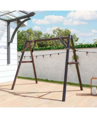 660lbs Porch Swing Frame, Swing Chair Sd Only for DIY Painting