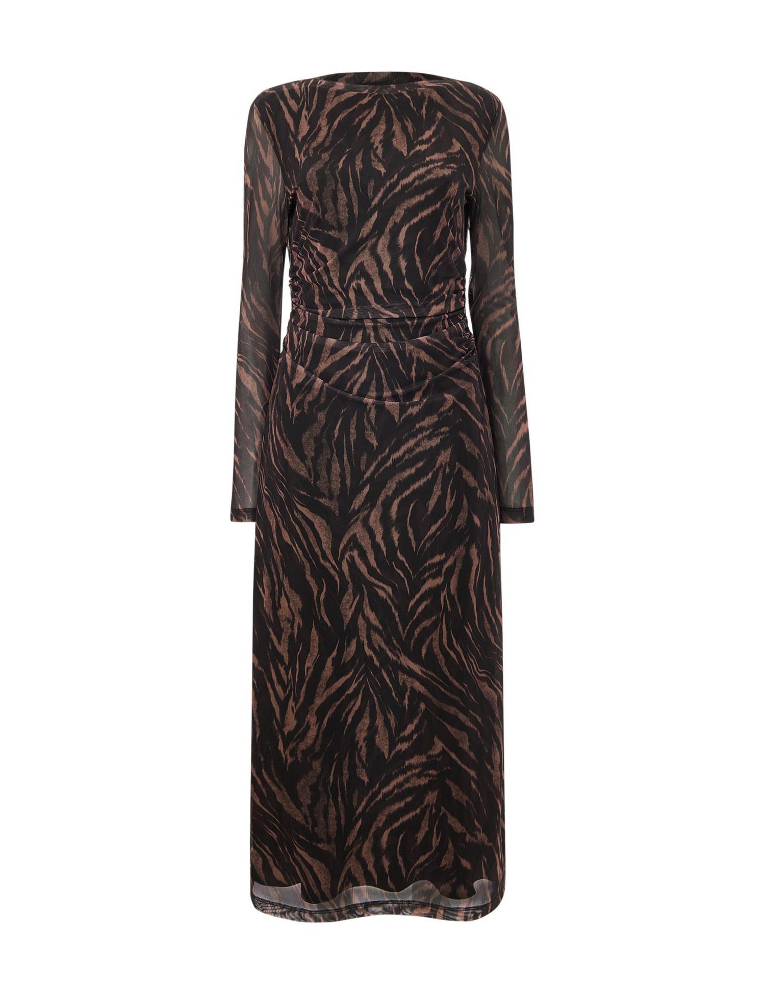 Women's Abstract Zebra Mesh Dress