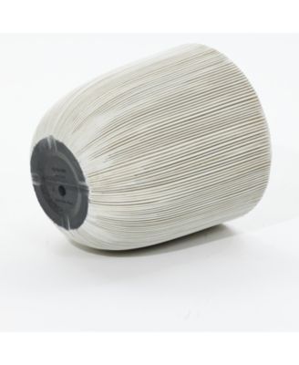 2-Piece Tapered Round Plastic Planters Set, Mediterranean