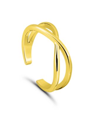 Polish Infinity Sign Adjustable Toe Ring. Sterling Silver. Created for Macy's.