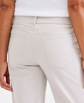 Women's High Rise Pull-On Cropped Jeans