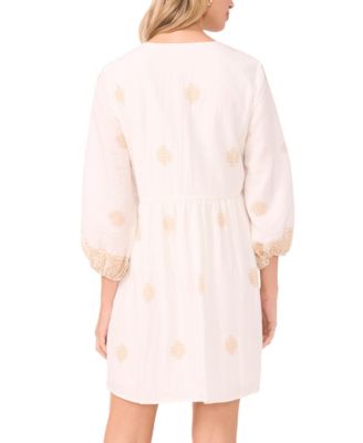 Women's Tie-Neck Mini Dress