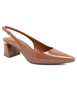 Women's Fildy Block Heel Slingback Pumps