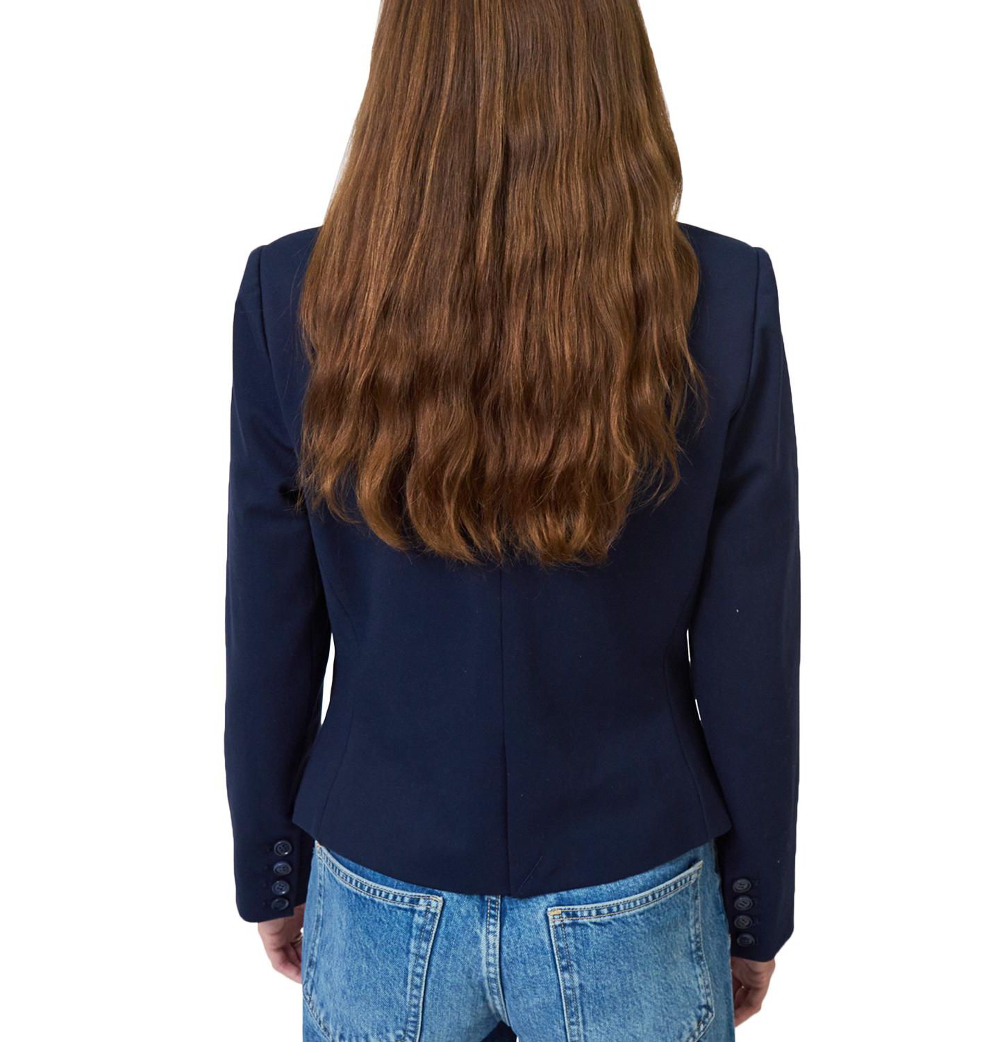 Женская куртка Central Park West Chelsea Rugby Stripe Sweater Dickey, цвет: Тёмно-синий — фото 3