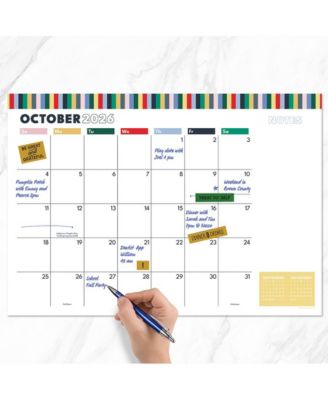 July 2026 - June 2027 Long Weekend Medium Desk Pad Monthly Blotter Calendar