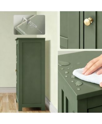 Freestanding Storage Cabinet with 3 Drawers & Adjustable Shelf - Space-Saving & Stylish