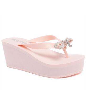 Women's Boujee Platform Thong Wedge Sandals