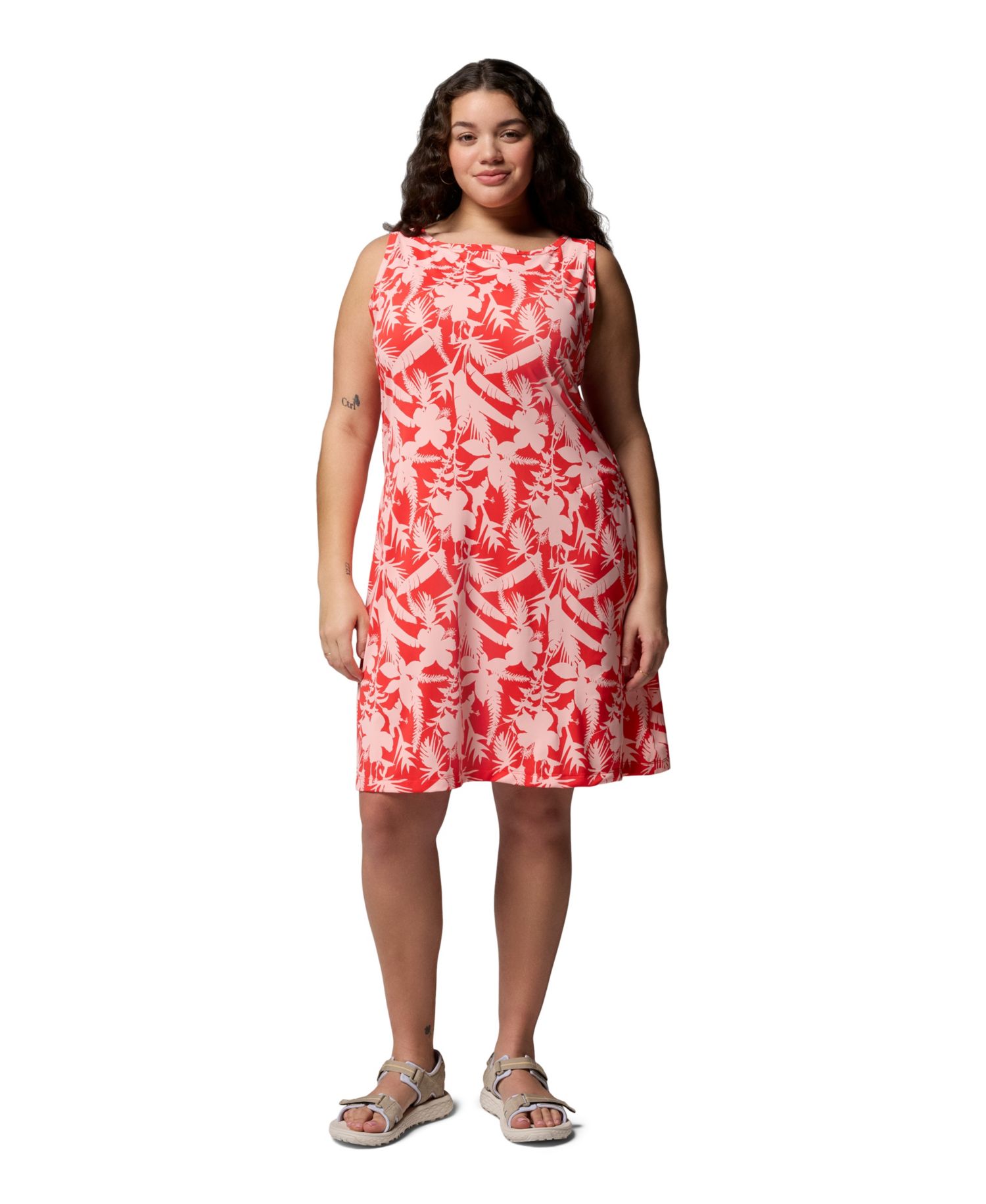 Plus Size Chill River Printed Active Dress