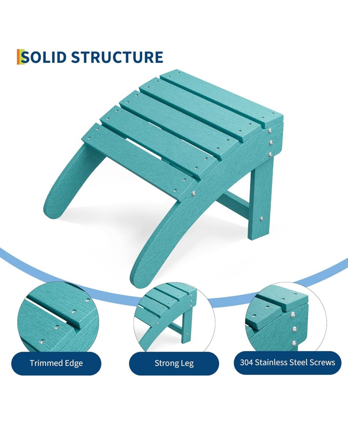 Gaomon Ottoman for Adirondack Chair