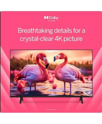 55-inch 4K UHD LED Smart TV with VRR, Alexa Compatible, HDMI Cable, 12-Month Protection & Cleaning Kit