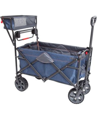 Collapsible Folding Heavy Duty Push Pull Utility Cart Wagon