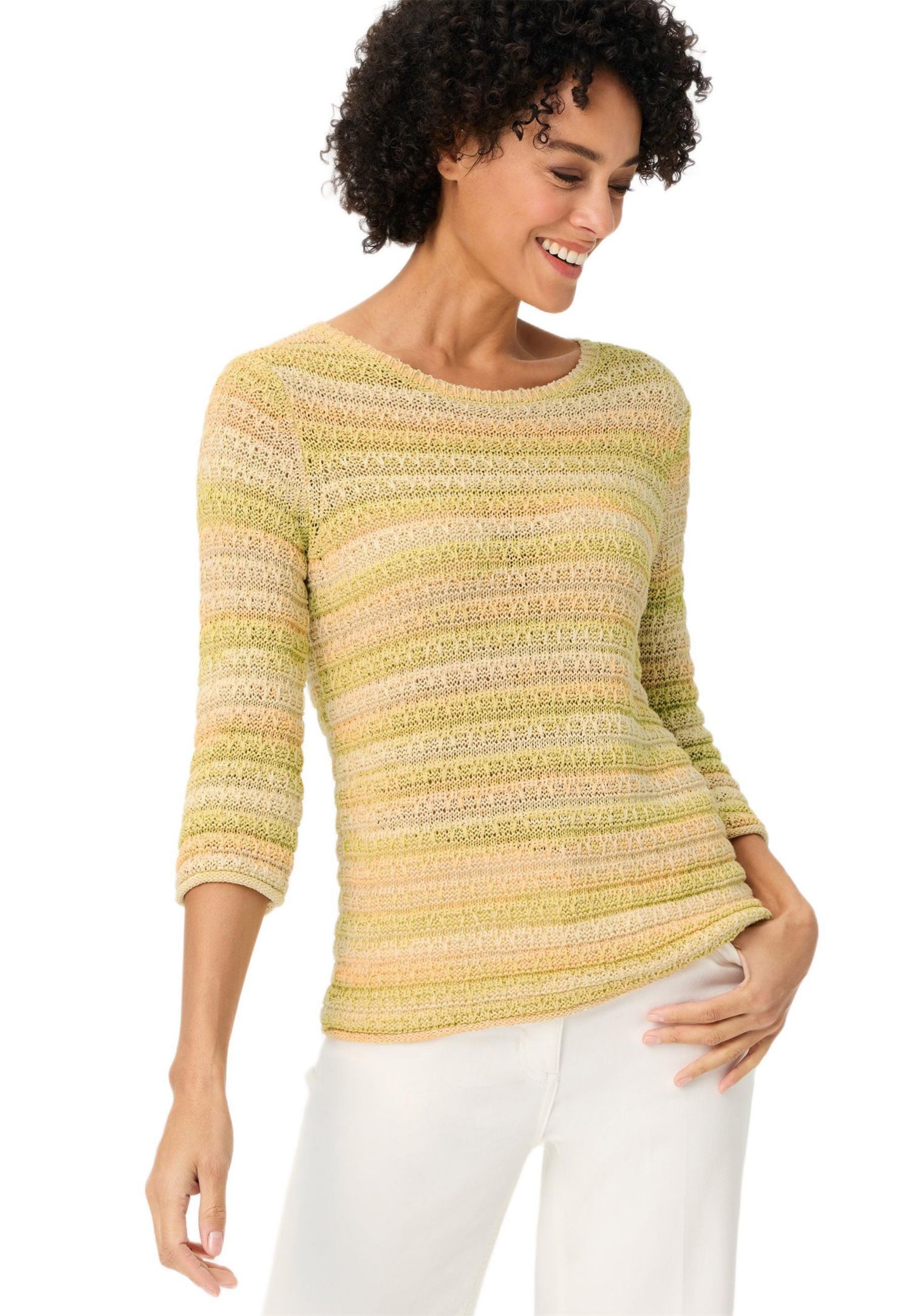 Women's Ombre Stripe Sweater