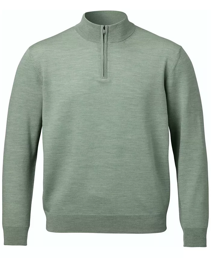 Men's Long-Sleeve Quarter-Zip Merino Wool Sweater - thumbnail 7