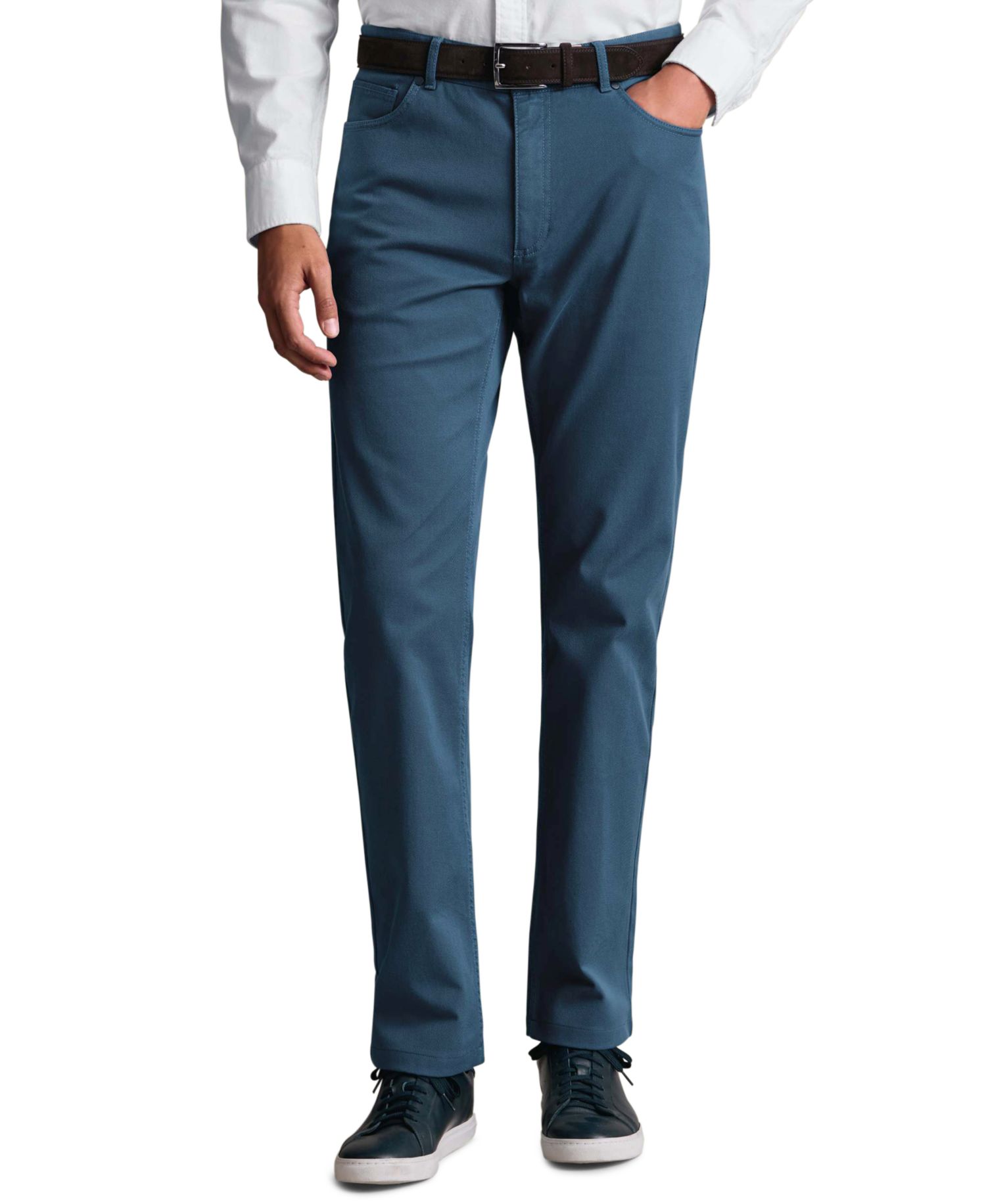 Men's Slim-Fit Garment-Dyed Twill Jeans