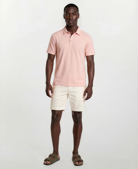 Мужские шорты Vintage 1946 Flat Front Regular-Fit, цвет: Экрю белый
