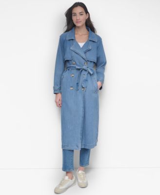 Women's Storm Flap Denim Trench Coat