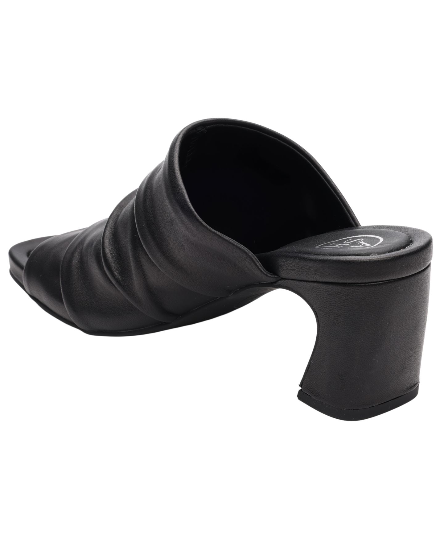 Женские сандалии ASH Eva Slip-On Dress Sandals, цвет: Чёрный кожаный — фото 3