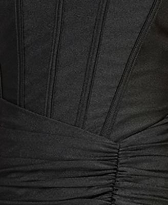 Women's Ruched Corset Gown
