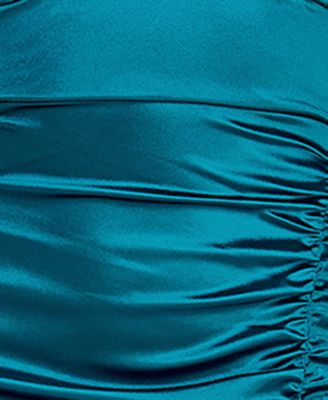 Women's Sweetheart Neck Ruched Gown