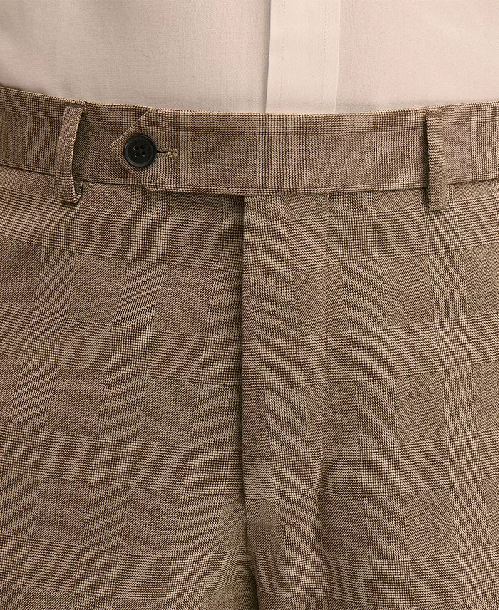 Brooks Brothers Men's Plaid Stretch Regular-Fit Suit Trousers - thumbnail 2