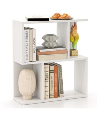 3-Tier Bookshelf with Display Shelf for Small Space