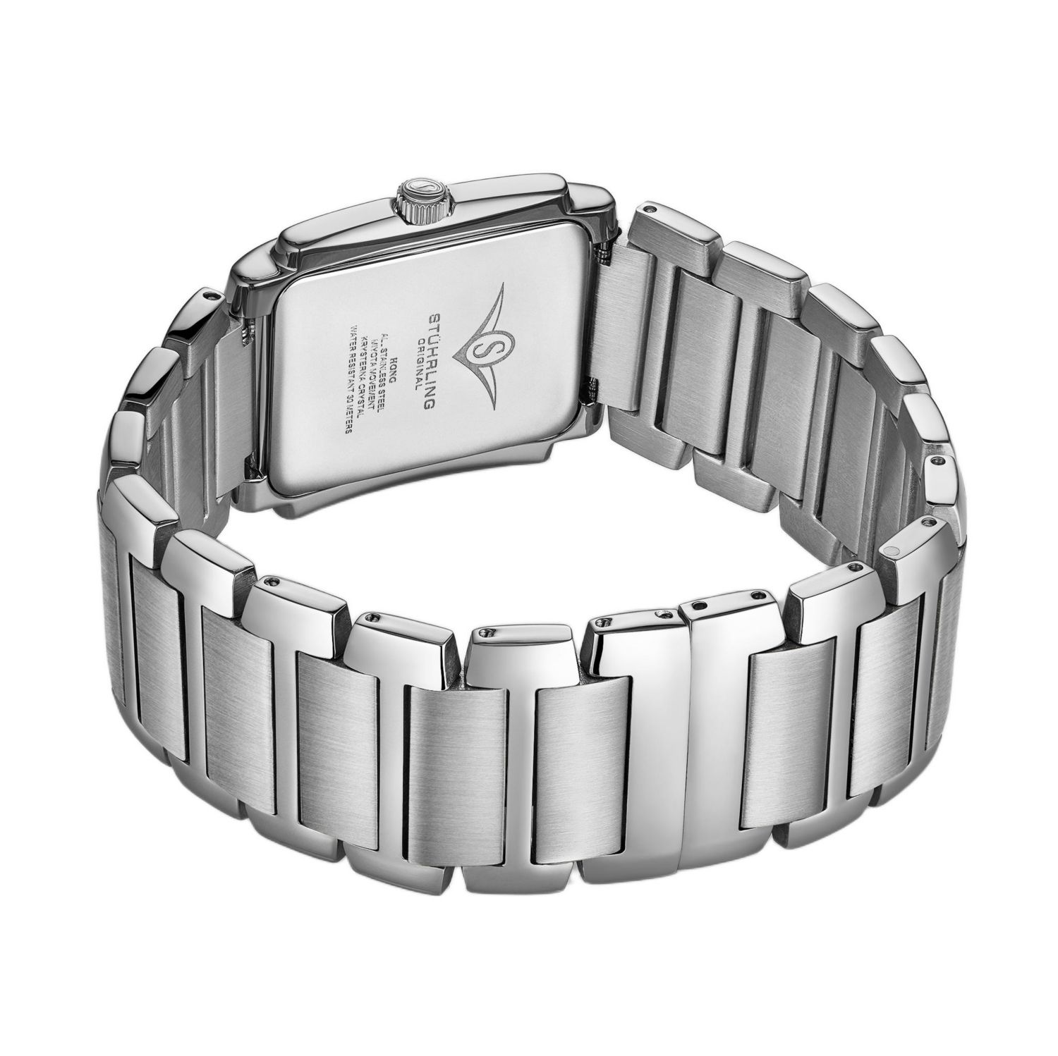 Serafine 4089.3 Women s Rectangular Quartz Watch, Mother-of-Pearl Dial & Swarovski Crystal Bezel