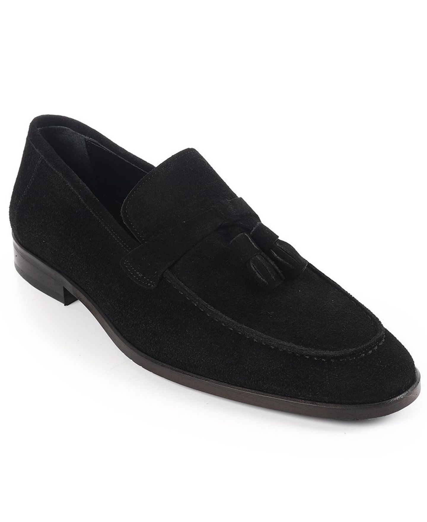 Мужские туфли VELLAPAIS Slip-On Tassel, цвет: Чёрный — фото 1