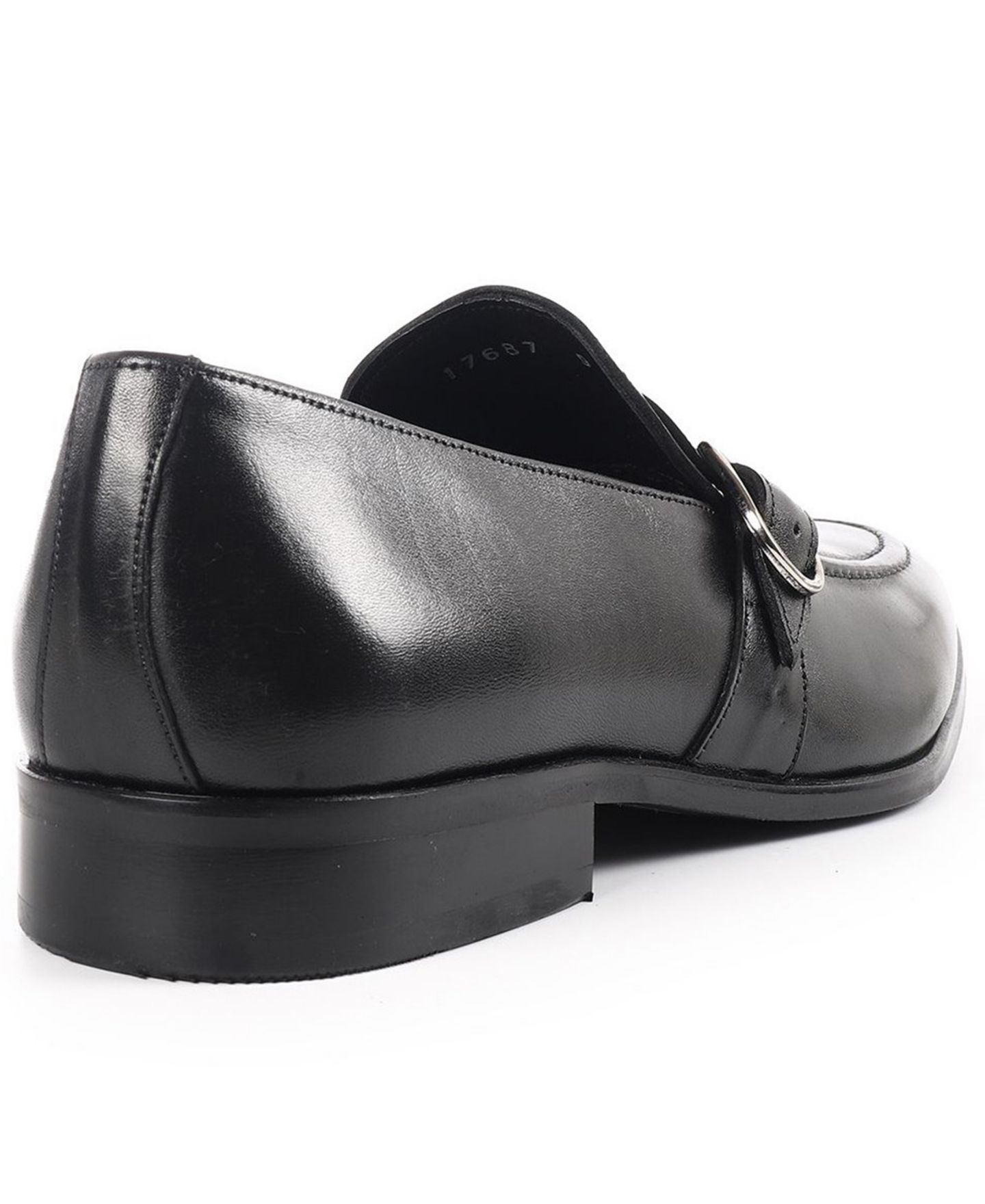 Мужские туфли VELLAPAIS Classic Monk Strap, цвет: Чёрный — фото 4