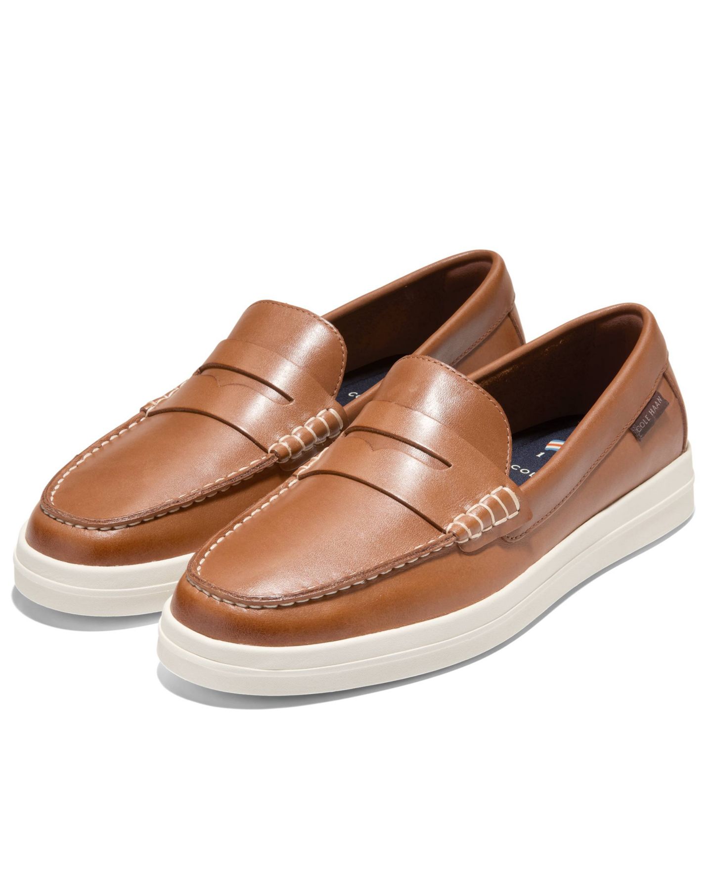 Мужские пенни-лоферы Cole Haan Nantucket Drift, цвет: Рыжевато-коричневый — фото 8