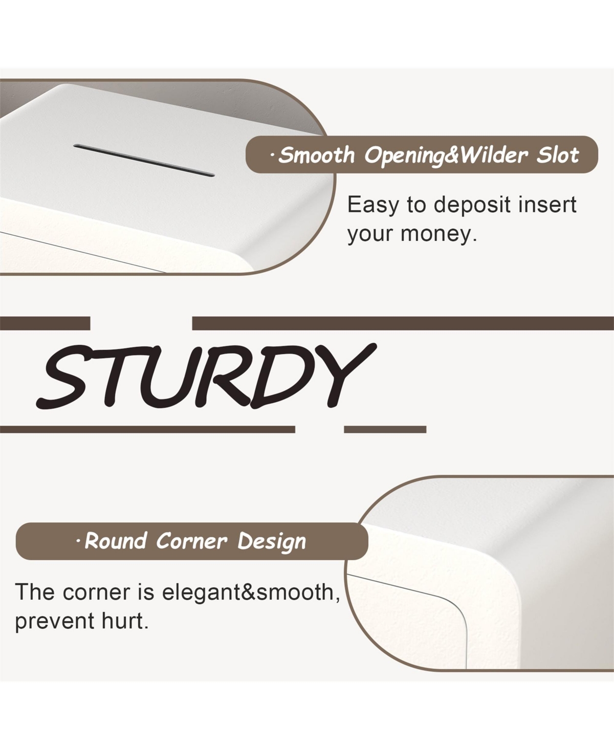 Clihome Mini Storage Cabinet Secure Safe With Key and Password